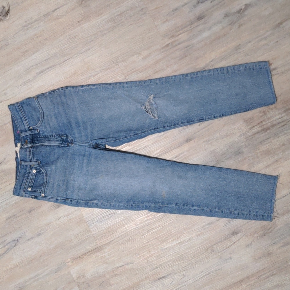 Madewell The Perfect Vintage Crop Jean sz 26